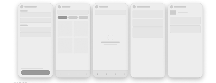 Wireframes basse fidélité Movie Pass — set 2